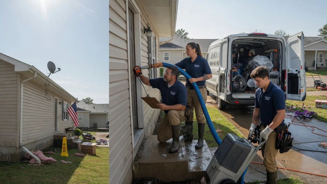 Ceiling Water Damage Restoration in Hager City, WI near me